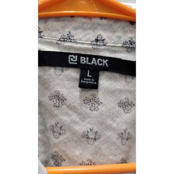 CJ Black Men's Mini Floral Print Collard button down - Picture 4 of 6